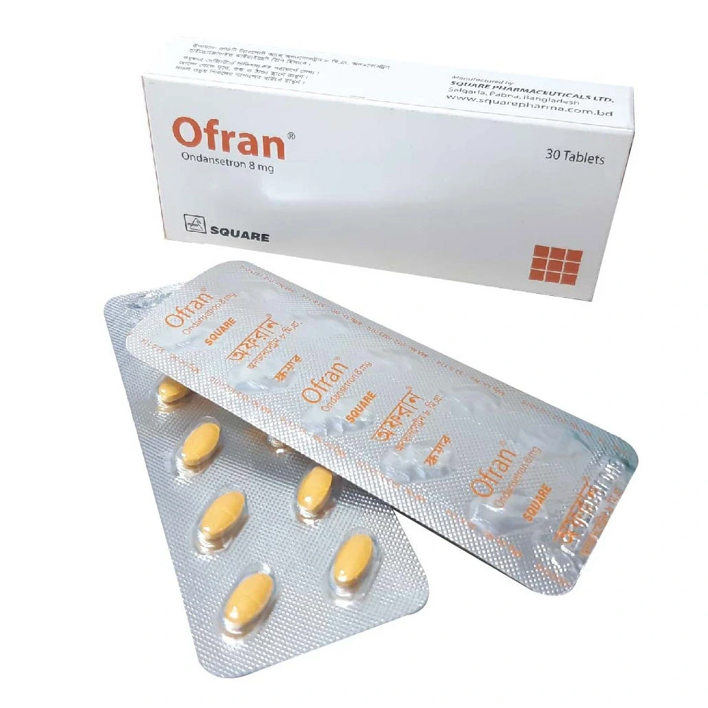 Ofran Tablet, Ondansetron 8 mg