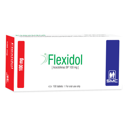 Flexidol Tablet, Aceclofenac 100 mg