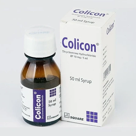 Colicon Syrup 50ml, Dicycloverine Hydrochloride 10 mg/5 ml