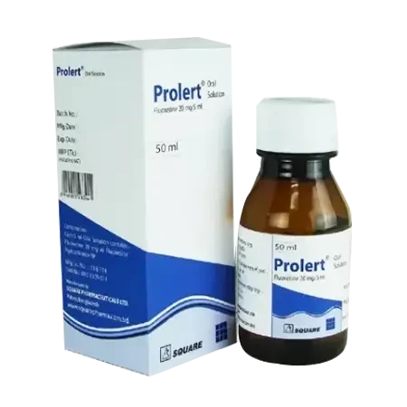 Prolert Oral Suspension, Fluoxetine Hydrochloride 20 mg/5 ml