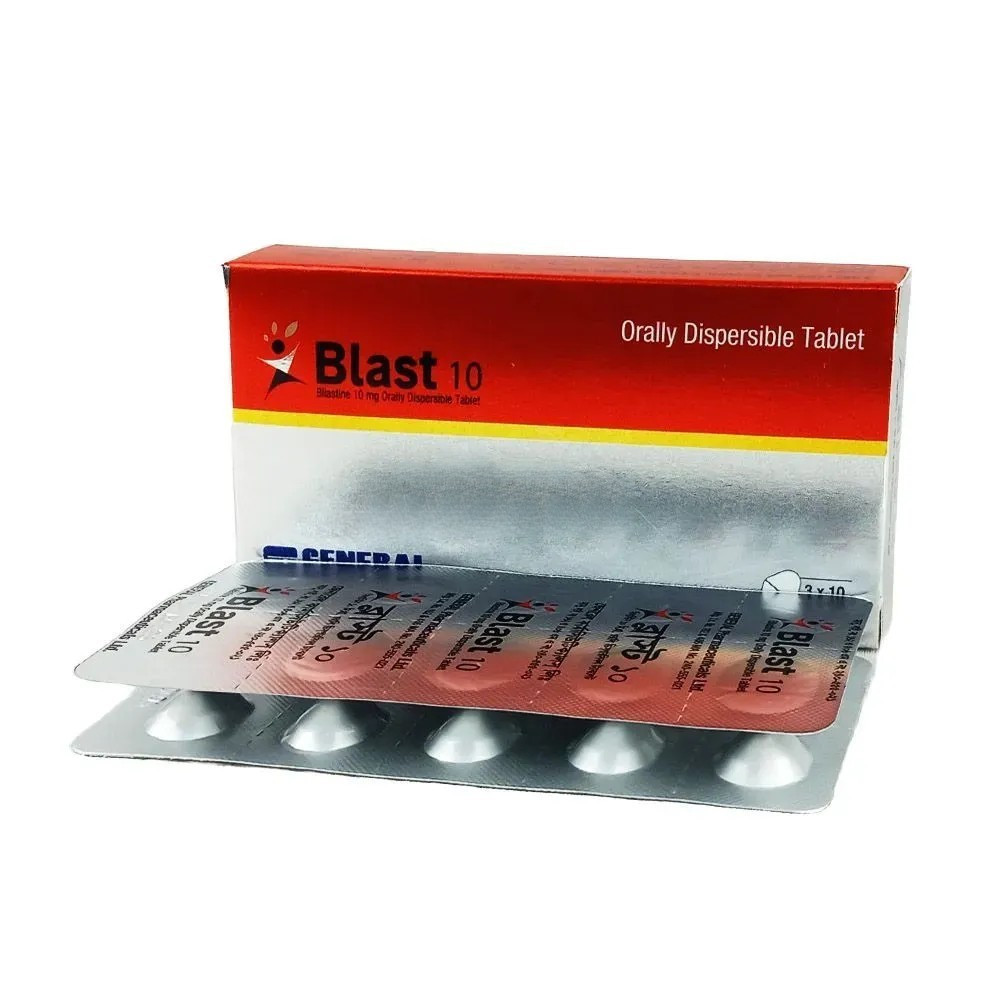 Blast Dispersible Tablet, Bilastine 10 mg