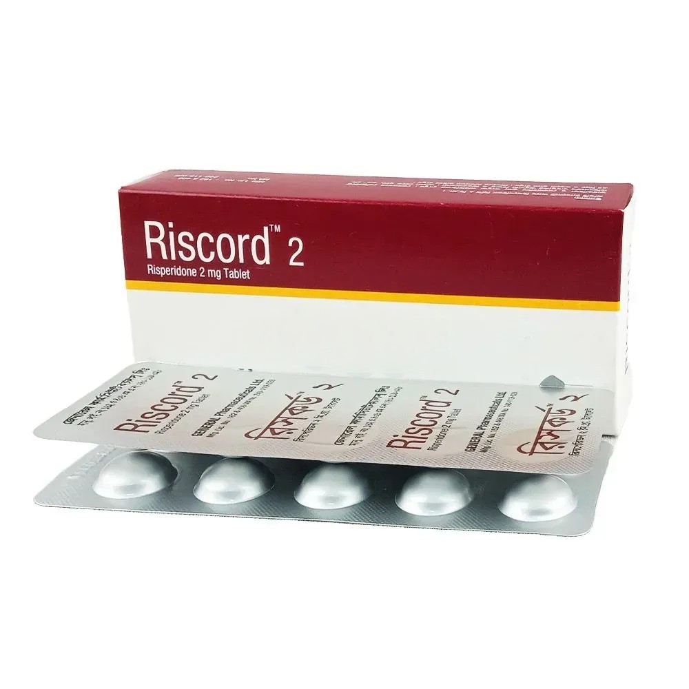 Riscord Tablet, Risperidone 2 mg