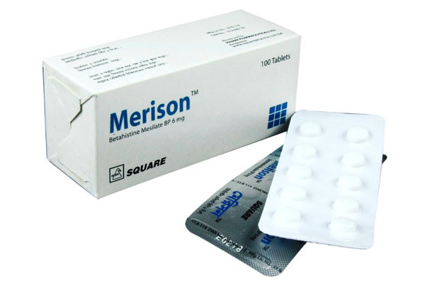 Merison Tablet, Betahistine Mesylate 6 mg