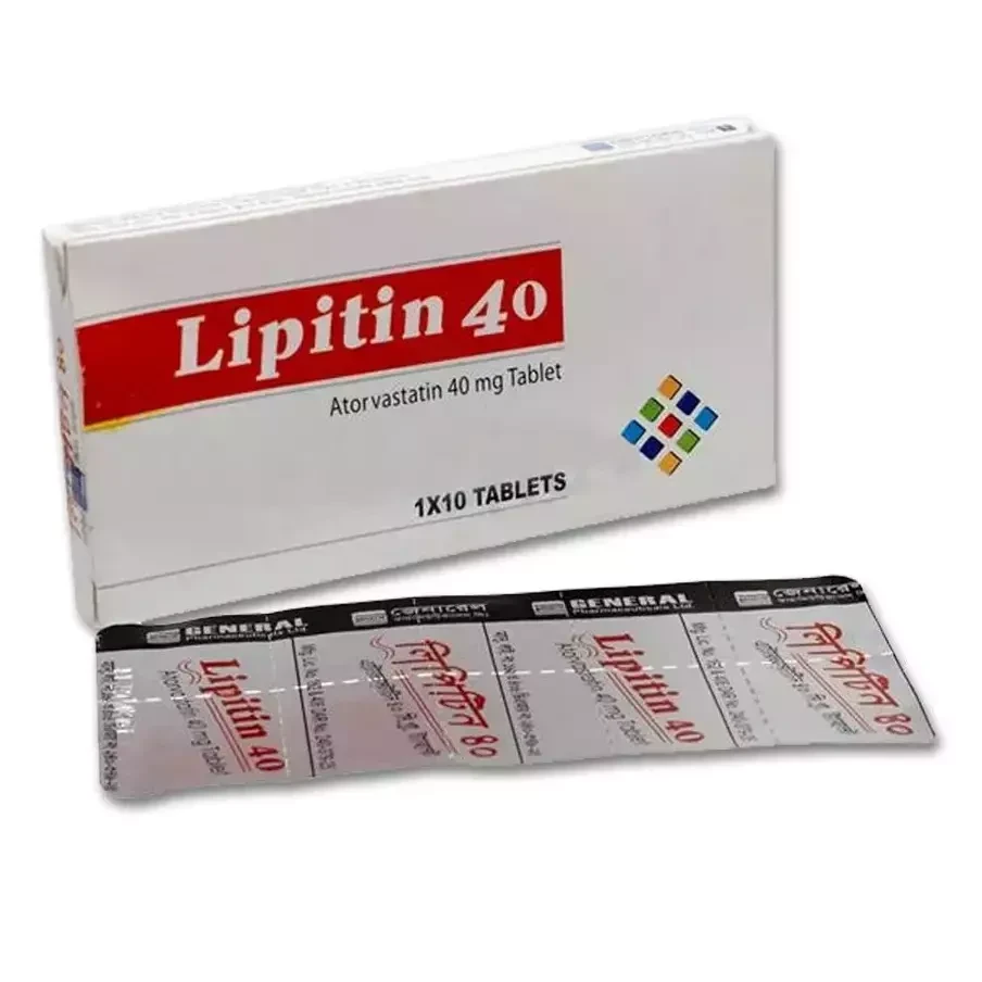 Lipitin Tablet, Atorvastatin Calcium 40 mg