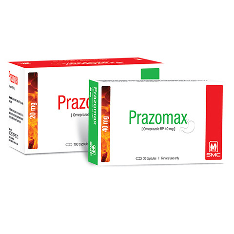 Prazomax Capsule (Enteric Coated), Omeprazole 40 mg