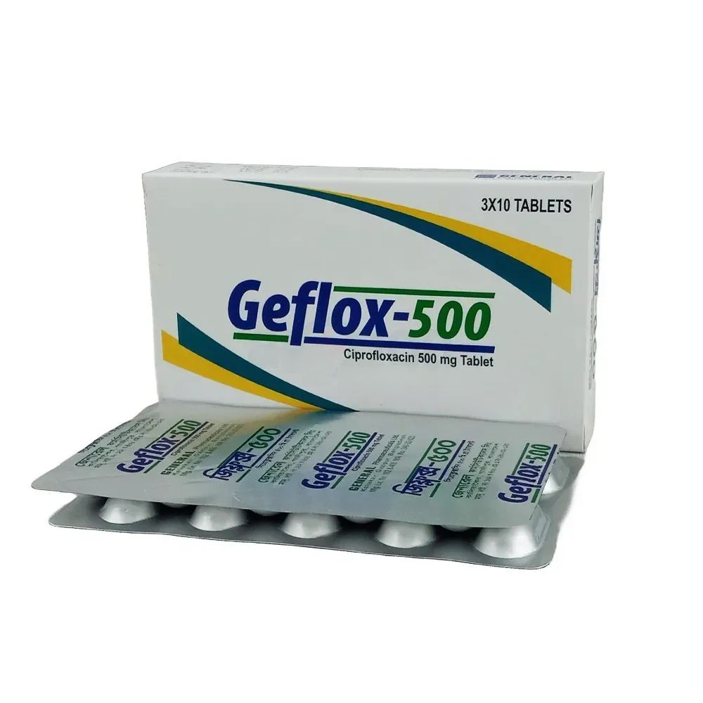 Geflox Tablet, Ciprofloxacin 500 mg
