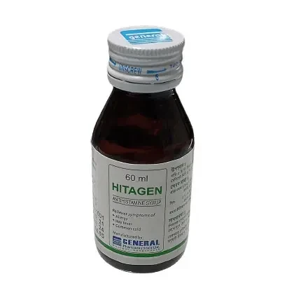 Hitagen Syrup 100 ml, Chlorpheniramine Maleate 2 mg/5 ml