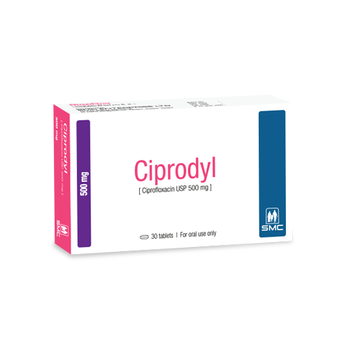 Ciprodyl Tablet, Ciprofloxacin 500 mg
