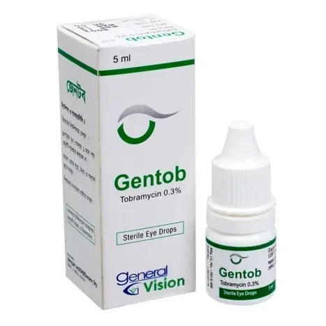 Gentob Ophthalmic Solution 5 ml drop, Tobramycin 0.3%