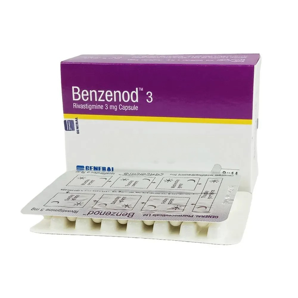 Benzenod Capsule, Rivastigmine Tartrate 3 mg