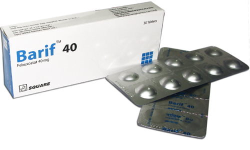 Barif Tablet,  Febuxostat 40 mg