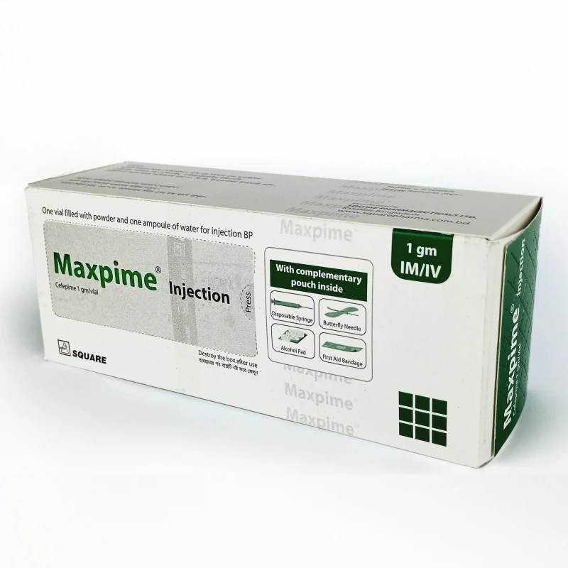 Maxpime IM/IV Injection, Cefepime Hydrochloride 1 gm/vial