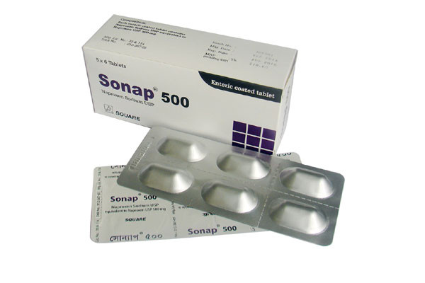 Sonap Tablet, Naproxen Sodium 500 mg