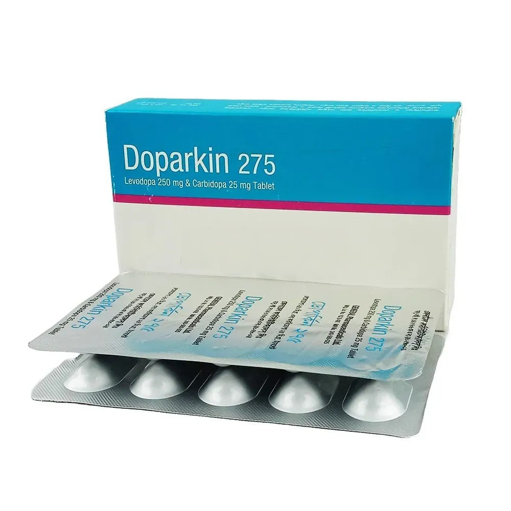 Doparkin Tablet, Levodopa + Carbidopa 250 mg+25 mg
