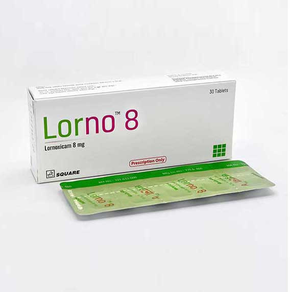 Lorno Tablet, Lornoxicam 8 mg