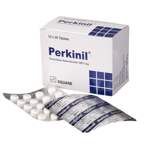 Perkinil Tablet, Procyclidine Hydrochloride 5 mg