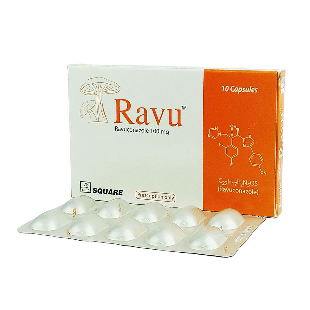 Ravu Capsule, Ravuconazole 100 mg