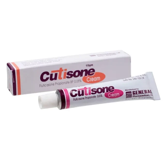 Cutisone Cream 10 gm tube, Fluticasone Propionate 0.05%